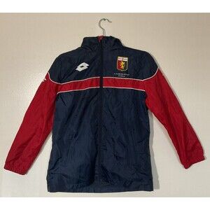 Lotto Genoa Italia Design Jacket - Navy Blue Jacket Impermeable - Size M (Young)